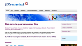 What Bible-ouverte.ch website looked like in 2021 (4 years ago)