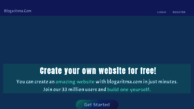 What Blogaritma.com website looked like in 2021 (3 years ago)