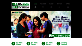 What Bscmaths.com website looked like in 2021 (3 years ago)