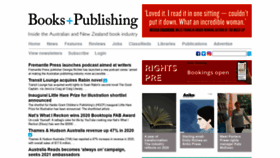 What Booksandpublishing.com.au website looked like in 2021 (3 years ago)