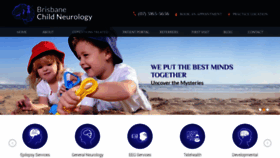 What Brisbanechildneurology.com.au website looked like in 2021 (3 years ago)
