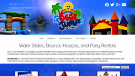 What Bestjumpinflatables.com website looked like in 2021 (3 years ago)