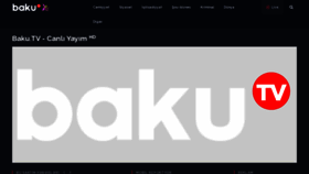 What Baku.tv website looked like in 2021 (3 years ago)