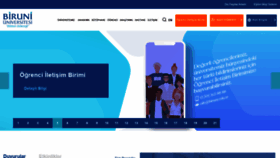 What Biruni.edu.tr website looked like in 2021 (3 years ago)