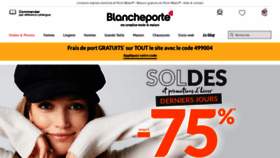 What Blancheporte.fr website looked like in 2021 (3 years ago)