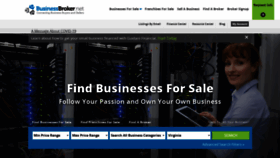What Businessbroker.net website looked like in 2021 (5 years ago)