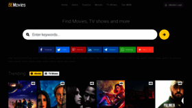 What Bemovies.co website looked like in 2021 (3 years ago)
