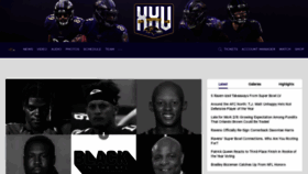 What Baltimoreravens.com website looked like in 2021 (3 years ago)