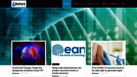What Biotechnews.com.au website looked like in 2021 (3 years ago)