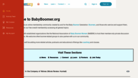 What Babyboomer.org website looked like in 2021 (3 years ago)