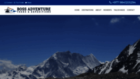 What Boss-adventure.com website looked like in 2021 (3 years ago)