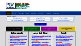 What Biharjobportal.com website looked like in 2021 (3 years ago)