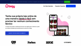 What Bagy.com.br website looked like in 2021 (3 years ago)