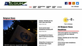 What Belgiumnews.net website looked like in 2021 (3 years ago)