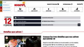 What Bogota.gov.co website looked like in 2021 (3 years ago)