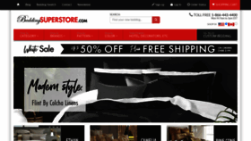 What Beddingsuperstore.com website looked like in 2021 (4 years ago)