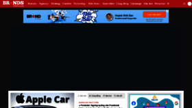 What Brandsvietnam.com website looked like in 2021 (3 years ago)