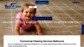What Bestandlesscleaning.com.au website looked like in 2021 (3 years ago)