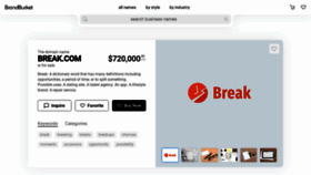 What Break.com website looked like in 2021 (3 years ago)