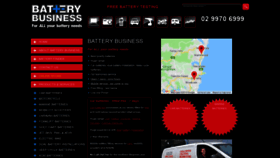 What Batterybusiness.com.au website looked like in 2021 (3 years ago)