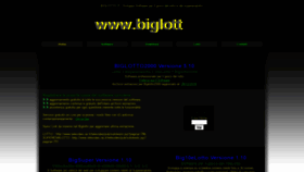 What Biglotto.it website looked like in 2021 (3 years ago)