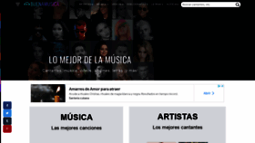 What Buenamusica.com website looked like in 2021 (3 years ago)