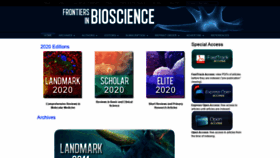 What Bioscience.org website looked like in 2021 (3 years ago)