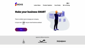 What Boxs.hk website looked like in 2021 (3 years ago)