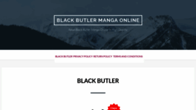 What Black-butler-anime.com website looked like in 2021 (3 years ago)