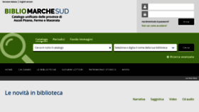 What Bibliomarchesud.it website looked like in 2021 (3 years ago)