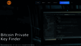What Bitcoinprivatekeyfinder.com website looked like in 2021 (3 years ago)