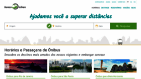 What Buscaonibus.com.br website looked like in 2021 (3 years ago)