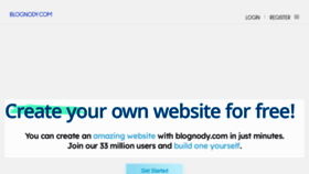 What Blognody.com website looked like in 2021 (3 years ago)