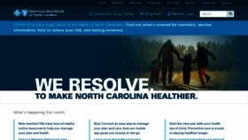 What Bcbsnc.com website looked like in 2021 (3 years ago)