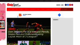 What Bolasport.com website looked like in 2021 (3 years ago)