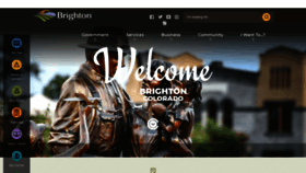 What Brightonco.gov website looked like in 2021 (3 years ago)