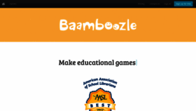 What Baamboozle.com website looked like in 2021 (3 years ago)