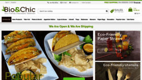 What Bioandchic.com website looked like in 2021 (3 years ago)