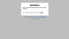 What Bathtubbery.com website looked like in 2021 (3 years ago)