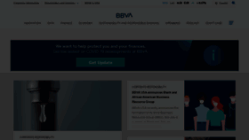 What Bbva.com website looked like in 2021 (3 years ago)