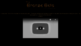 What Bronzebeta.com website looked like in 2021 (3 years ago)