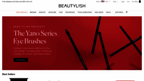 What Beautylish.com website looked like in 2021 (3 years ago)