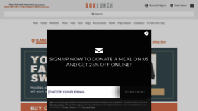 What Boxlunch.com website looked like in 2021 (3 years ago)