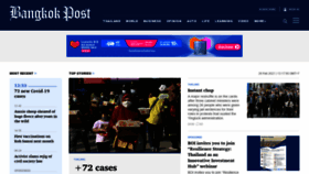 What Bangkokpost.com website looked like in 2021 (3 years ago)