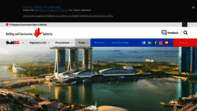 What Bca.gov.sg website looked like in 2021 (3 years ago)