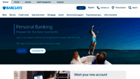 What Barclays.co.uk website looked like in 2021 (3 years ago)