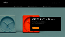 What Braun-clocks.com website looked like in 2021 (3 years ago)