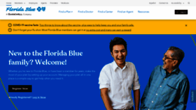 What Bcbsfl.com website looked like in 2021 (3 years ago)