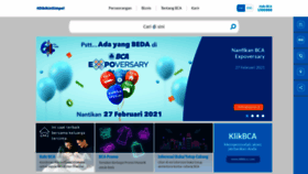 What Bca.co.id website looked like in 2021 (3 years ago)