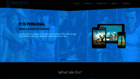 What Bigmage.com website looked like in 2021 (3 years ago)